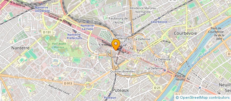 localisation de l'entreprise ELIOR RESEAUX  PUTEAUX