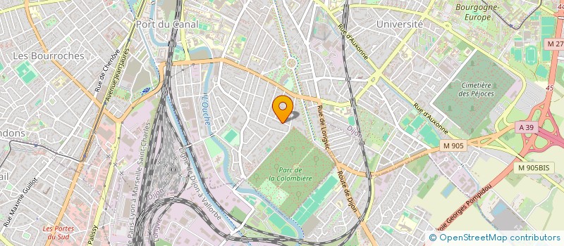 localisation de l'entreprise ELIORA à DIJON