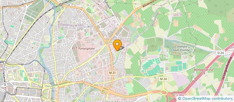 localisation de l'entreprise ELIOS 2  MONTPELLIER