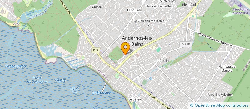 localisation de l'entreprise ELIOS  ANDERNOS-LES-BAINS