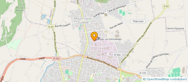 localisation de l'entreprise ELIOS  MOURS-SAINT-EUSEBE