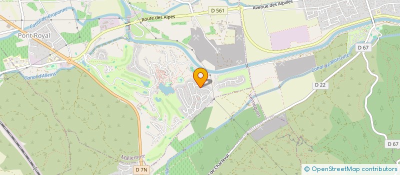 localisation de l'entreprise ELIOS  MALLEMORT