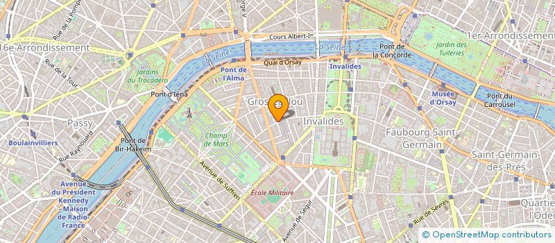 localisation de l'entreprise ELIOS  ART GALLERY  PARIS 07