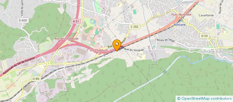 localisation de l'entreprise ELIOS PEPINIERE à BOUC-BEL-AIR