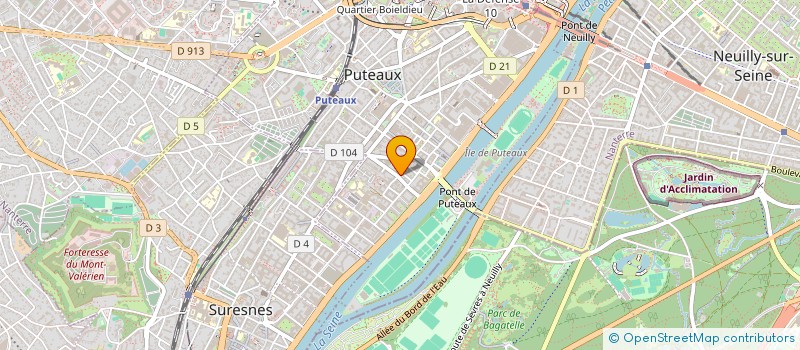 localisation de l'entreprise ELIOSTAR à PUTEAUX