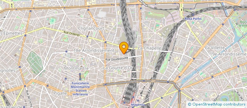 localisation de l'entreprise ELIOT à PARIS