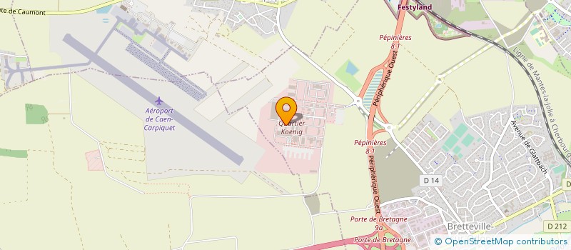 localisation de l'entreprise ELIOT à BRETTEVILLE-SUR-ODON
