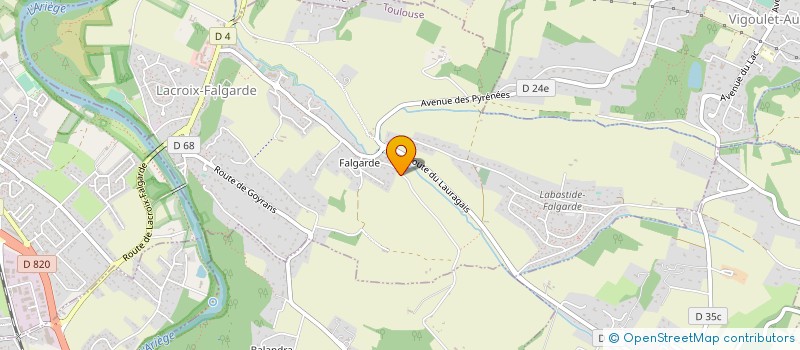 localisation de l'entreprise ELIOT  LACROIX-FALGARDE