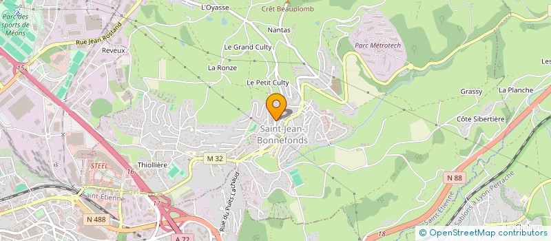 localisation de l'entreprise ELIOT LUKAS 2  SAINT-JEAN-BONNEFONDS