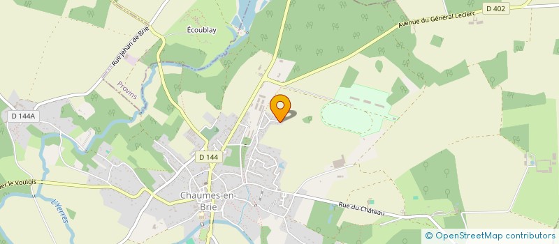 localisation de l'entreprise ELIOTECH à CHAUMES-EN-BRIE