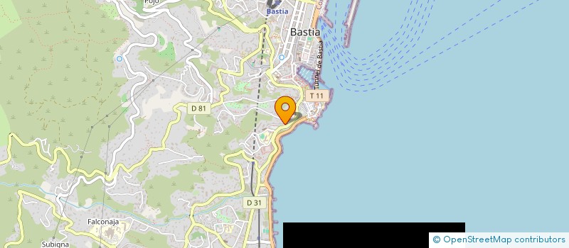 localisation de l'entreprise ELIOTH à BASTIA
