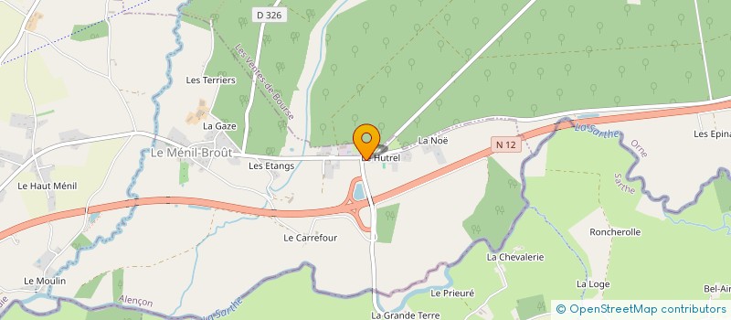 localisation de l'entreprise ELIOTNESS à LE MENIL-BROUT