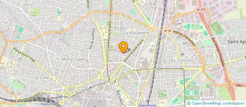 localisation de l'entreprise ELIOTT à DIJON