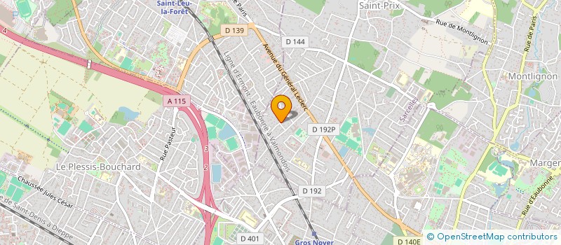 localisation de l'entreprise ELIOTT à SAINT-PRIX