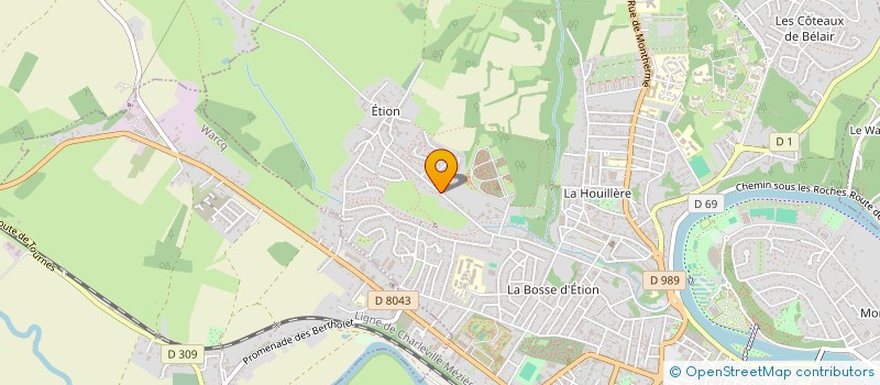 localisation de l'entreprise ELIOTT à CHARLEVILLE-MEZIERES