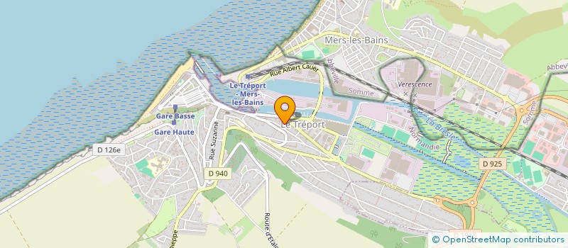 localisation de l'entreprise ELIOTTNEL'S  LE TREPORT