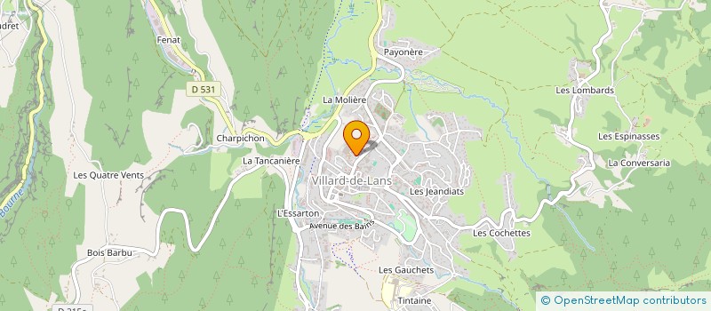 localisation de l'entreprise ELIOU  VILLARD-DE-LANS