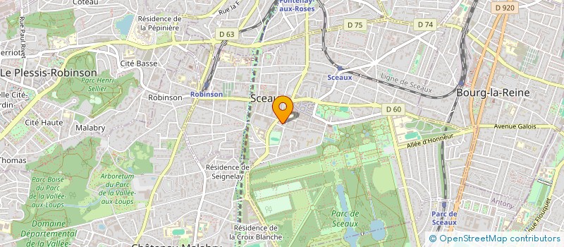 localisation de l'entreprise ELIOVOLT à SCEAUX