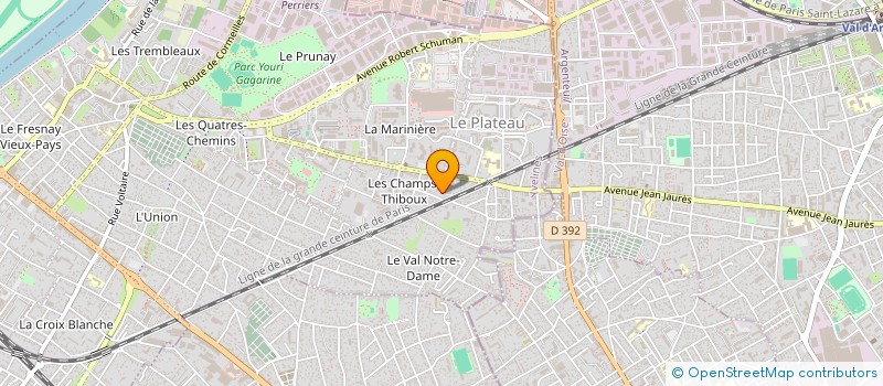 localisation de l'entreprise ELIOZ à SARTROUVILLE