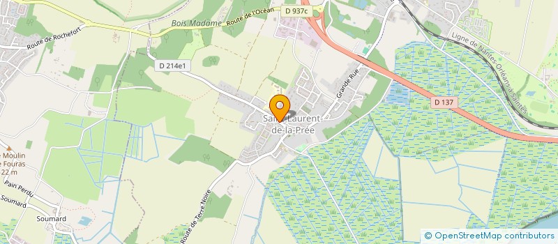 localisation de l'entreprise ELIPAB  SAINT-LAURENT-DE-LA-PREE