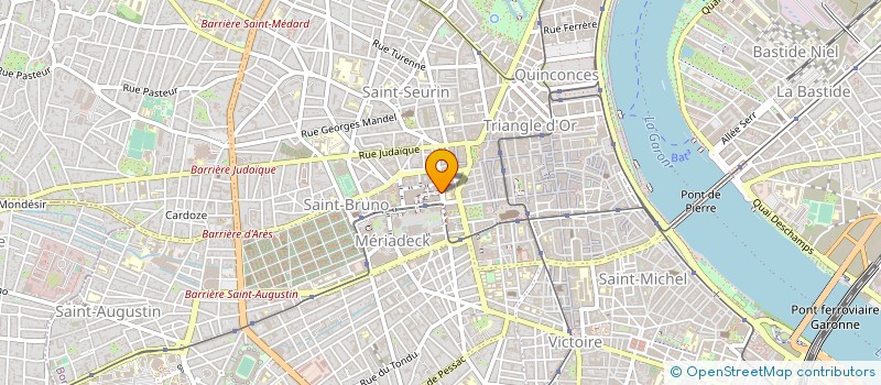 localisation de l'entreprise ELIPAT SARL à BORDEAUX