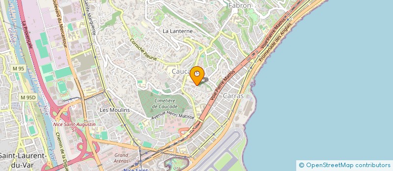 localisation de l'entreprise ELIPATROL à NICE