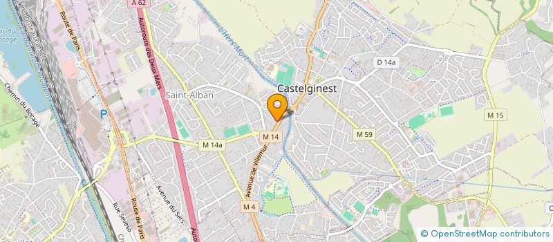 localisation de l'entreprise ELIPOSE à SAINT-ALBAN