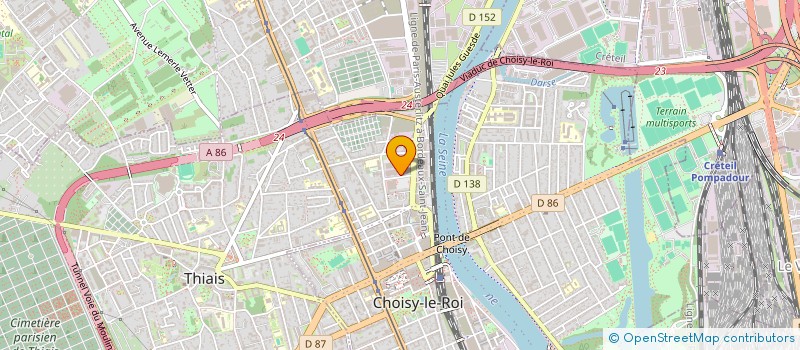 localisation de l'entreprise ELIPRINT  CHOISY-LE-ROI