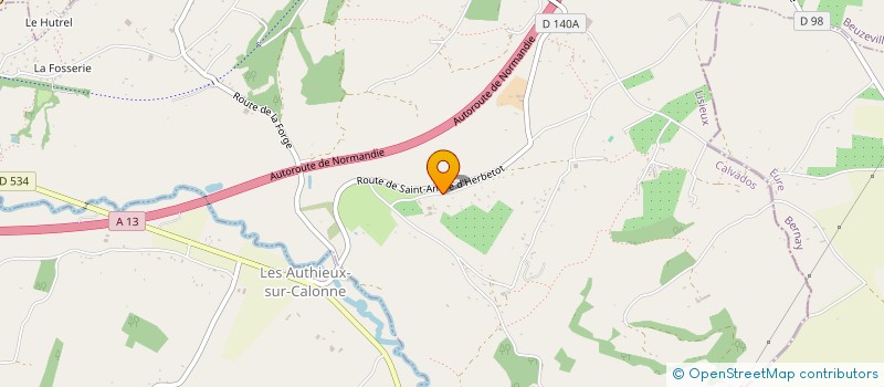localisation de l'entreprise ELIPS à SAINT-ANDRE-D'HEBERTOT