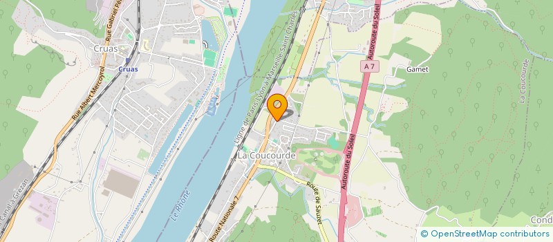 localisation de l'entreprise ELIPS FINANCE  LA COUCOURDE