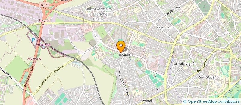 localisation de l'entreprise ELIPSE HOLDING à CAEN
