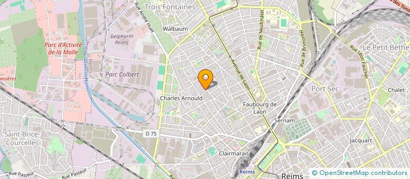 localisation de l'entreprise ELIPSE INVEST  REIMS