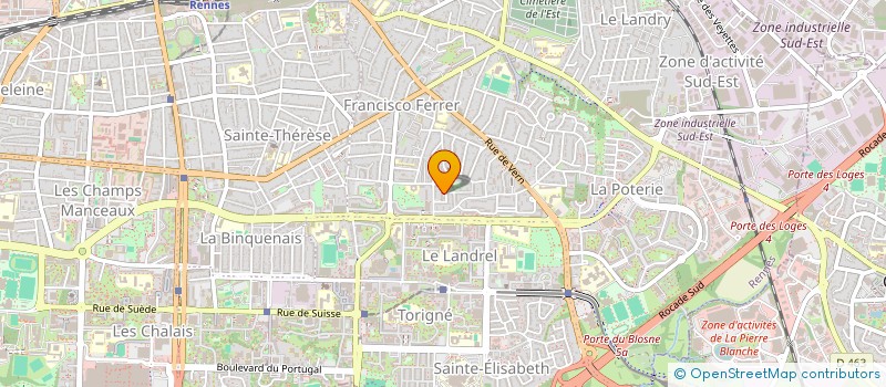 localisation de l'entreprise ELIPSIUM à RENNES
