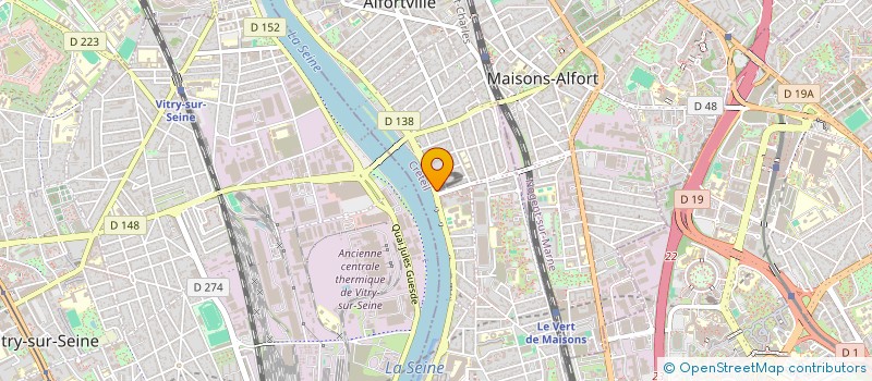 localisation de l'entreprise ELIQUIDE FACTORY  ALFORTVILLE