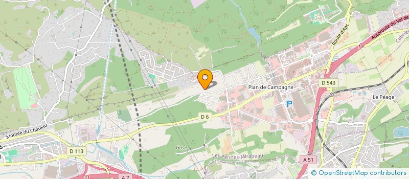 localisation de l'entreprise ELIR  LES PENNES-MIRABEAU