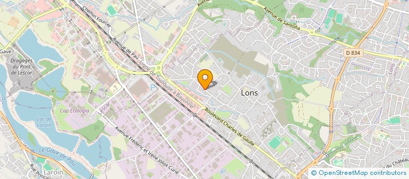localisation de l'entreprise ELIRA à LONS