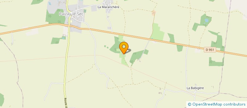 localisation de l'entreprise ELIRAPLEX  PAIZAY-LE-SEC