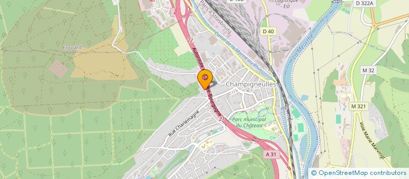 localisation de l'entreprise ELIS  CHAMPIGNEULLES