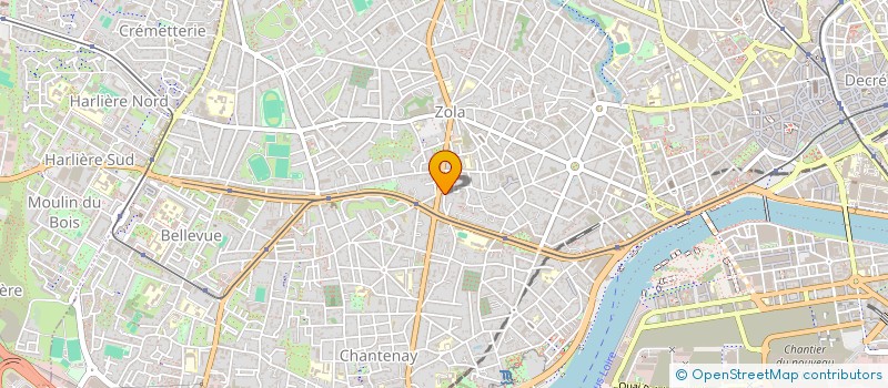 localisation de l'entreprise ELIS BATIMENT à NANTES