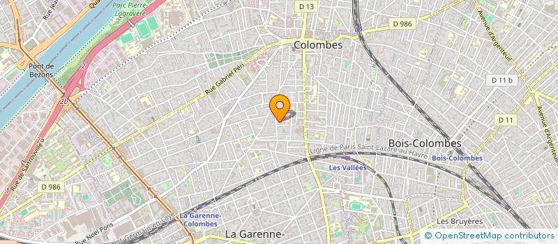 localisation de l'entreprise ELIS IMMO à COLOMBES