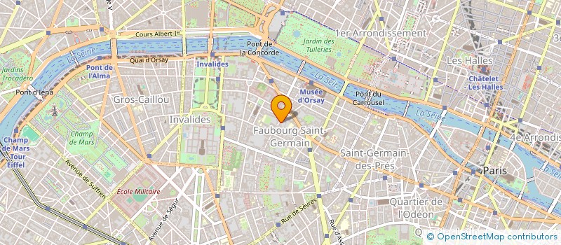 localisation de l'entreprise ELISA 2  PARIS