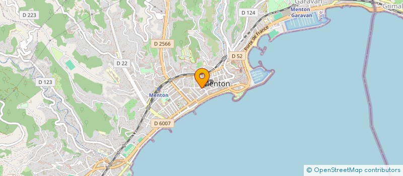 localisation de l'entreprise ELISA à MENTON