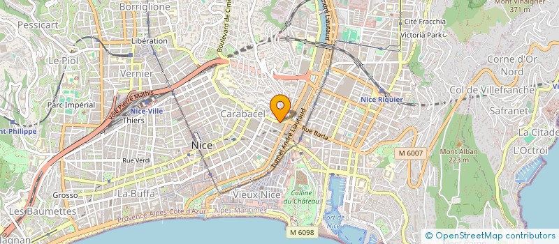 localisation de l'entreprise ELISA à NICE