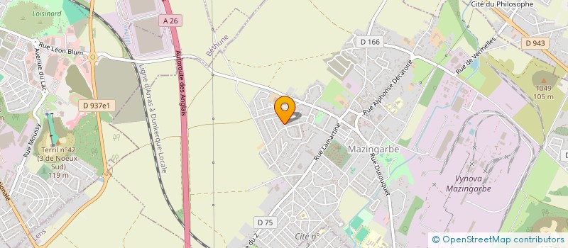 localisation de l'entreprise ELISA  MAZINGARBE