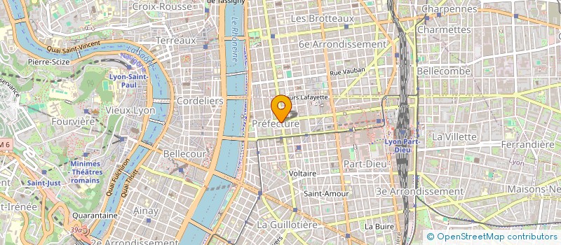 localisation de l'entreprise ELISA  LYON