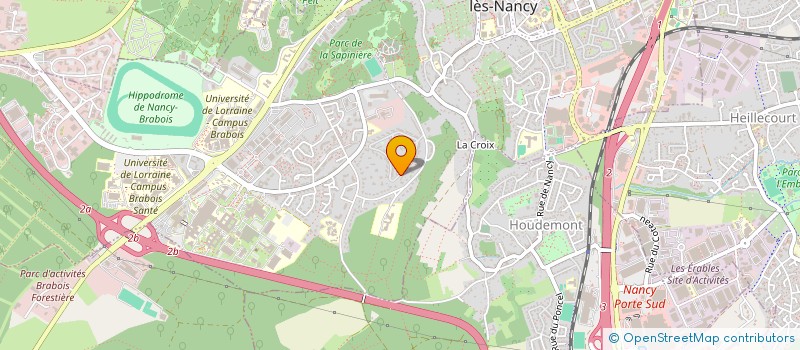 localisation de l'entreprise ELISA  VANDUVRE-LES-NANCY