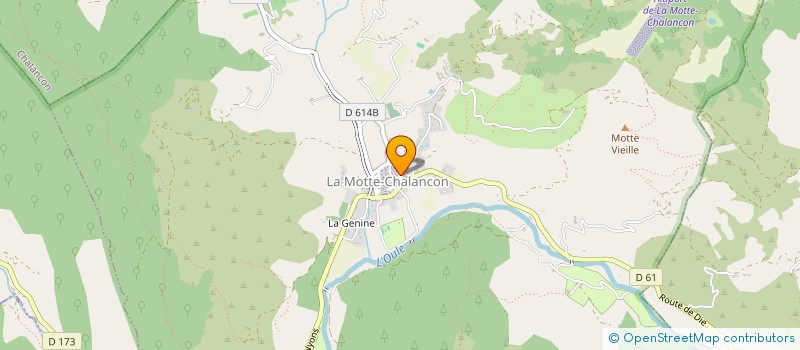 localisation de l'entreprise ELISA  LA MOTTE-CHALANCON