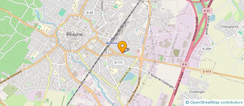 localisation de l'entreprise ELISA  BEAUNE