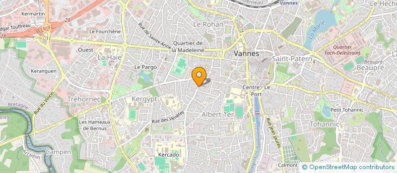 localisation de l'entreprise ELISA à VANNES