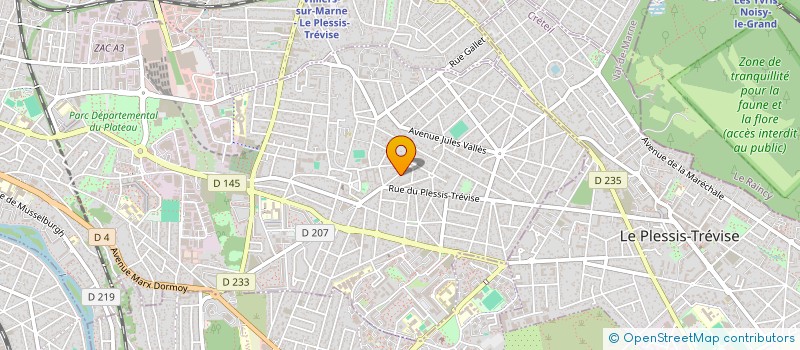 localisation de l'entreprise ELISA à CHAMPIGNY SUR MARNE